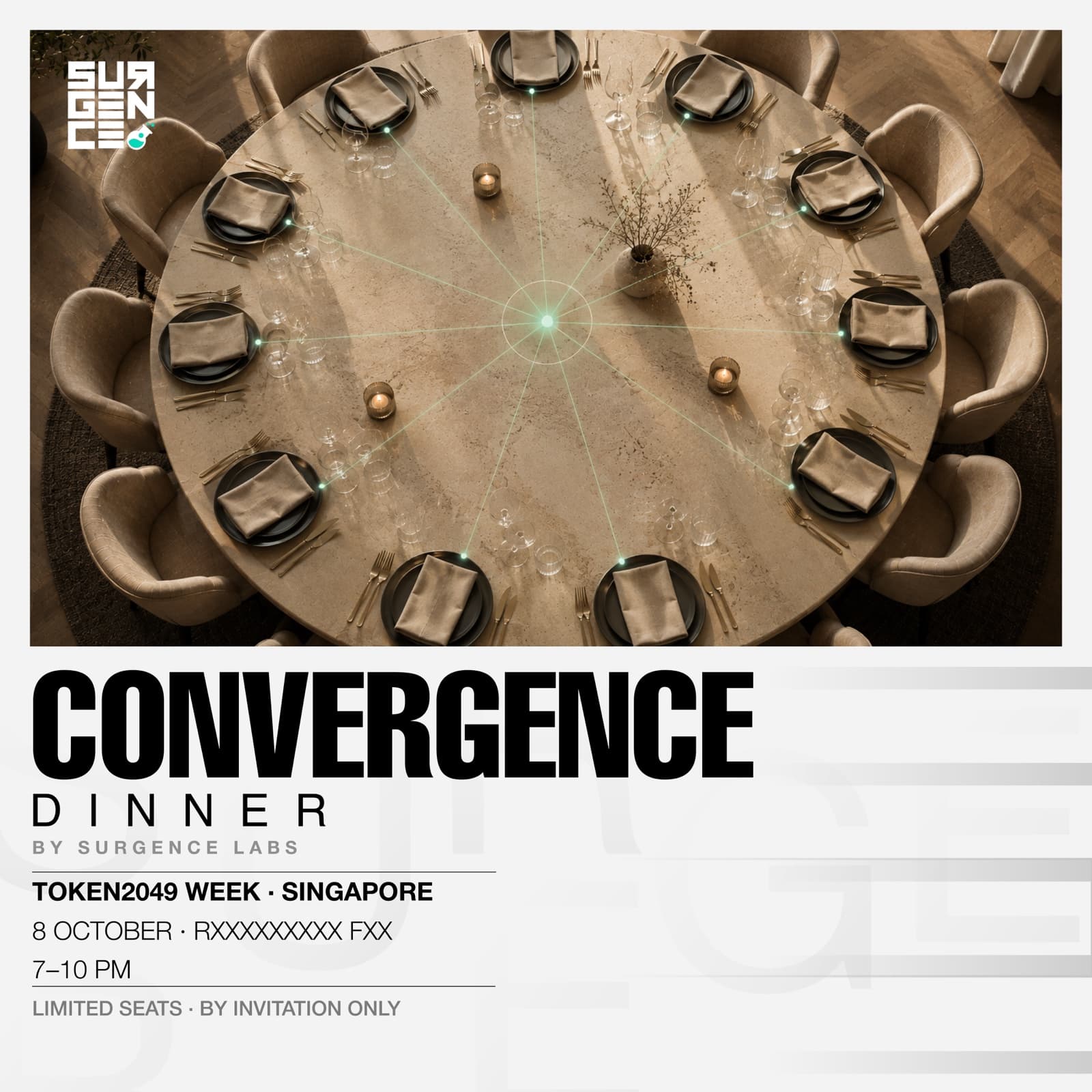 Convergence Dinner by Surgence Labs in Singapore